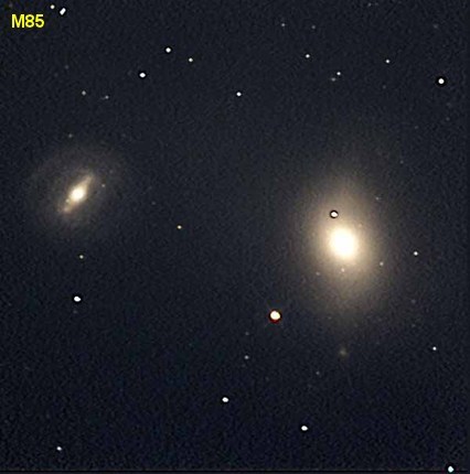 Típus: Galaxis, α = 12:25:23.9, δ = 18:11:27, Csillagkép: , Fényesség: 9.1, Méret: 426|330|5