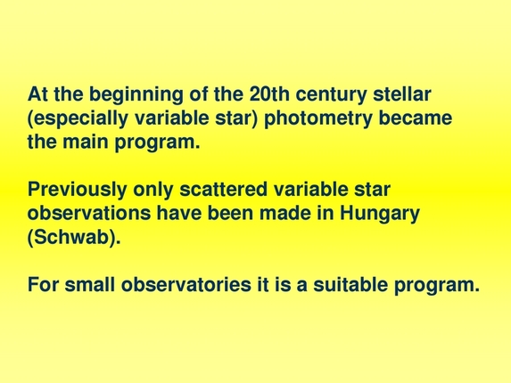 Béla Szeidl: The Hungarian astronomy in the morning of astrophysics
