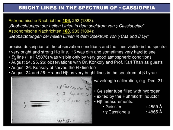 József Kovács: Gothard's investigations on spectra of novae and gaseuos nebulae