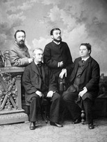  Gothard Jenő, Konkoly Thege Miklós és Kunc Adolf