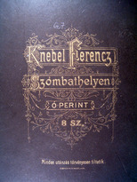  Knebel Ferenc fotóinak hátoldala